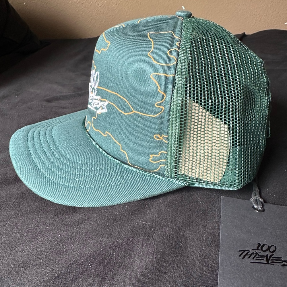 100 Thieves Green Cap - Picture 2 of 9